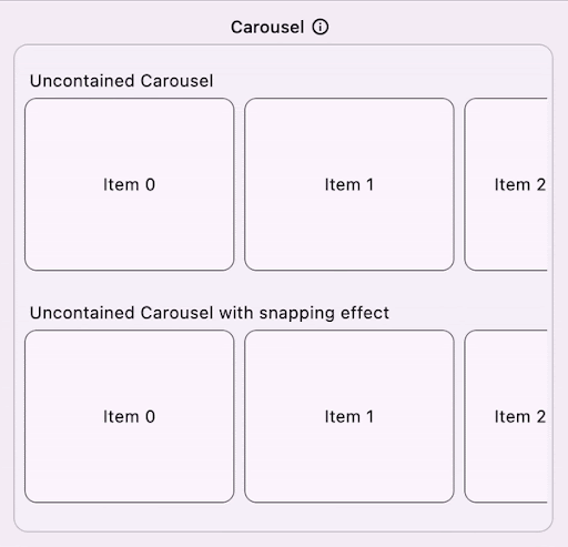 Flutter CarouselView example