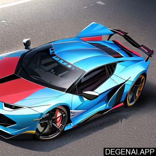 Anime lamborghini Degenai image