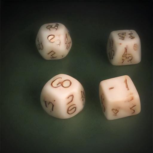 …yes it’s AI generated 4 dice image.