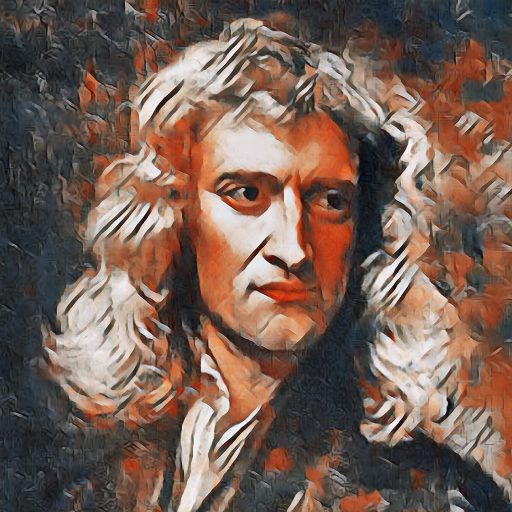Portrait of Isaac Newton rendered in an abstract artistic style. Rick Crites. AvatArt. Richard Crites. AvatArt.Club. AvatArt NFT Studios. NFTs. Art. Art NFTs. Collectible NFTs. Artificial intelligence art. Artificial Intelligence NFTs. Impressionist art. Classical art NFTs. NFT education. Unusual NFTs. #FreeMint