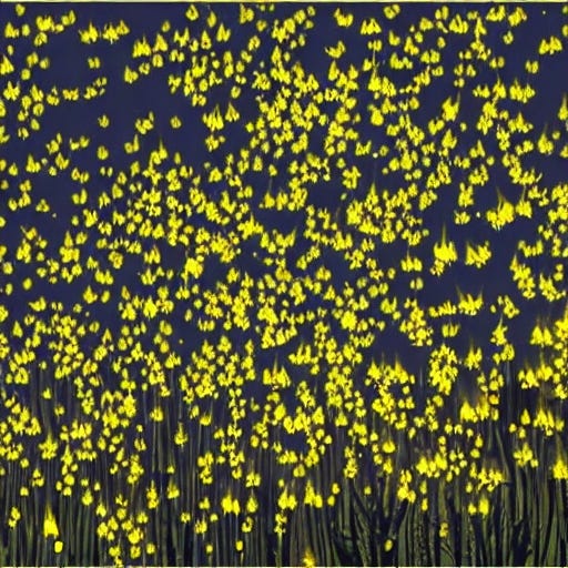 a night full of fireflies