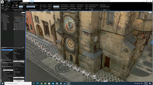 3D image of Prague’s Old Town Square by Jeffrey Martin in RealityCapture photogrammetry software.