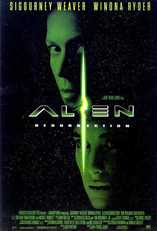 Movie poster for Alien 3: Resurrection