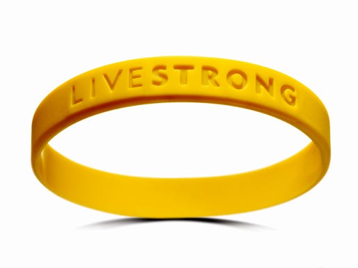 Livestrong yellow wristband