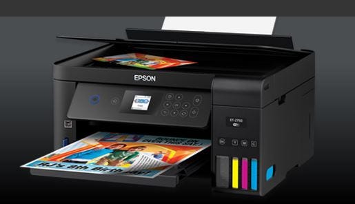 Epson printer printing photos.