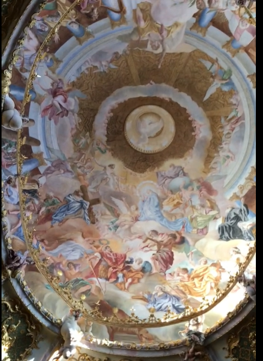Weltenberg church ceiling