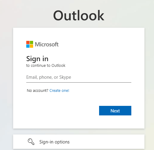 Signup Outlook