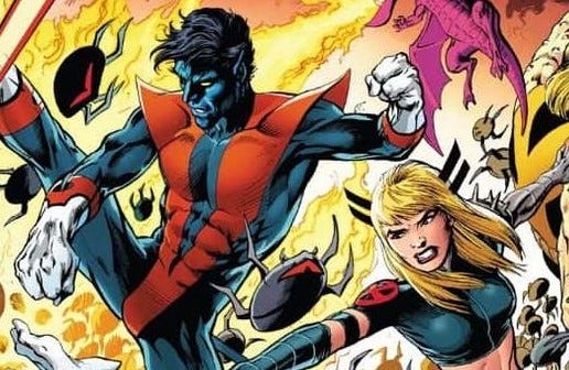 Nightcrawler and Magik share their love for swashbuckling in Jonathan Hickman’s Giant Size X-Men: Nightcrawler #1.