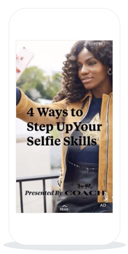 Snapchat Article Ad