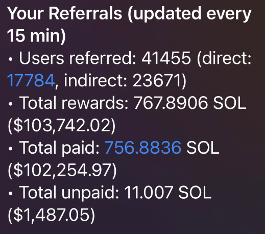 trojan referral rewards