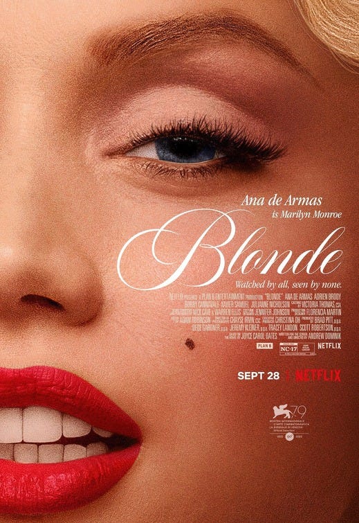 Blonde movie poster | Netflix