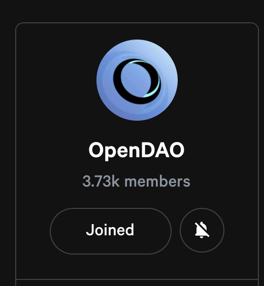 A screenshot of the membership in OpenDAO’s snapshot, which is where they ratify decisions on-chain. There are 3,730 voters.