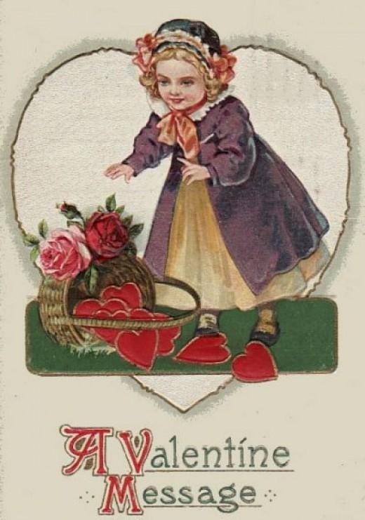 Antique 1910's VALENTINE'S DAY Card