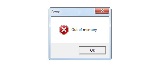 out of memory computer message