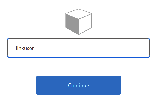 Image showing signInName = linkuser.