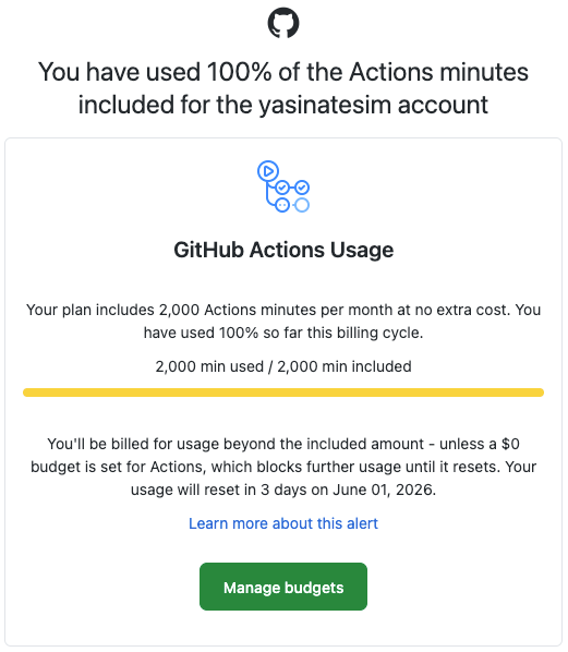Github Action Mail