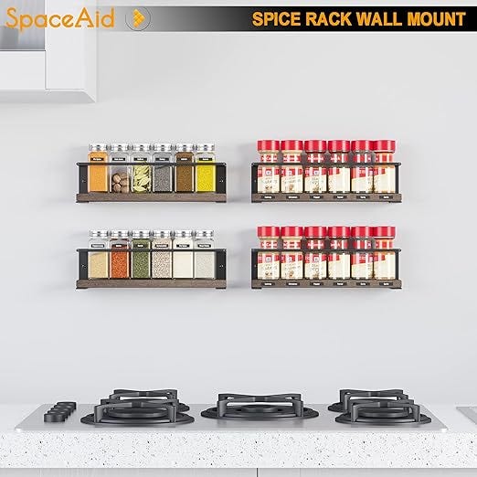 wall cabinet spice rack