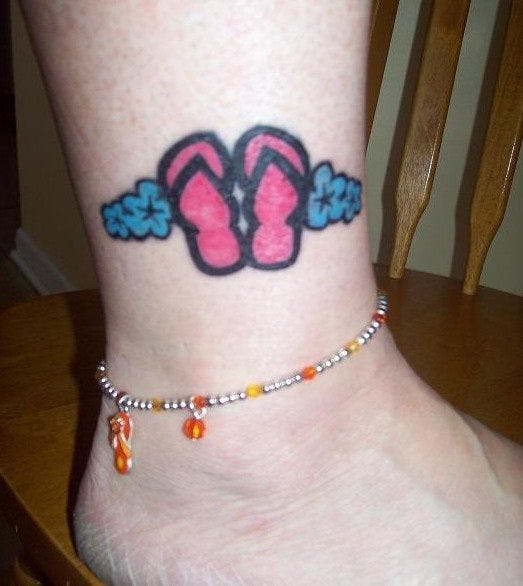 Ankle Tattoo 1148