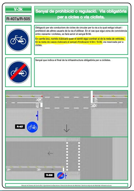 Los carriles bici solo serán obligatorios en tramos de dirección contraria a la del resto de usuarios.
