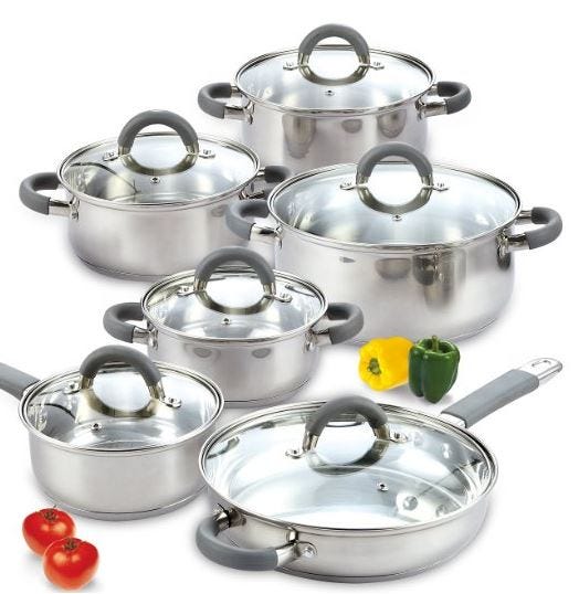 Cook-N-Home-02410-12-Piece-Stainless-Steel-Cookware-Set