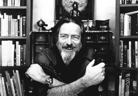 Alan Watts portrait