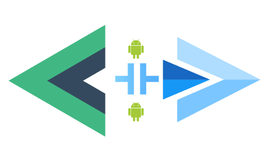 Capacitor bundles existing Vuejs and Vuetify to create an Android app.