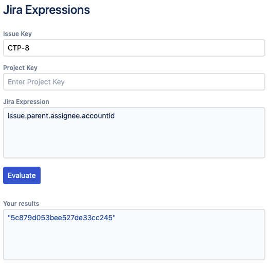 Accessing the parent issue’s assignee