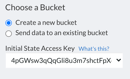 Send to data bucket