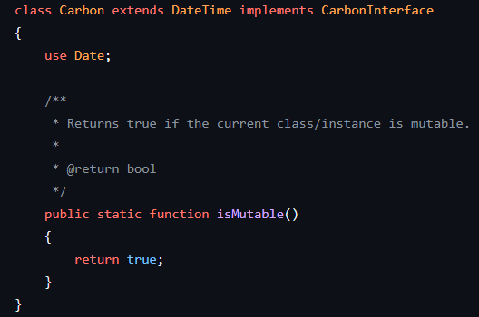 Definition of the Carbon class in the Carbon package