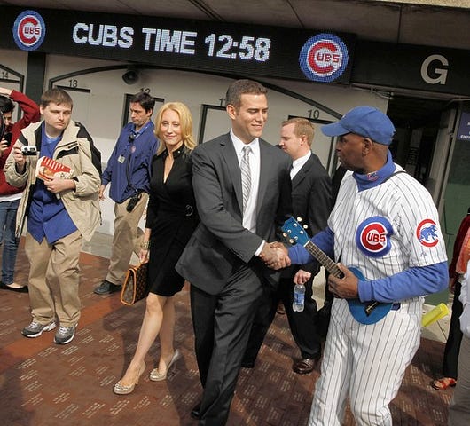 Theo Epstein President of Chicago Cubs