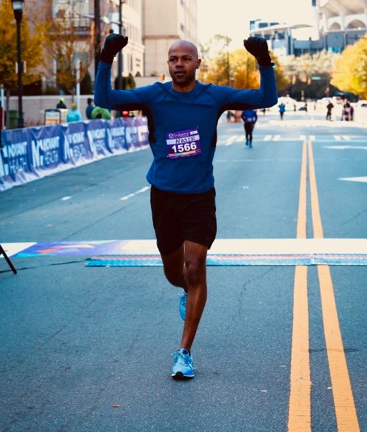’17 Charlotte Marathon. My 16th full, and my worse time :-(