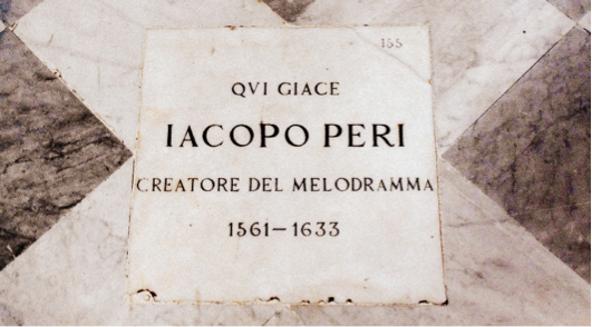 Peri’s Grave marking in the Santa Maria Novella