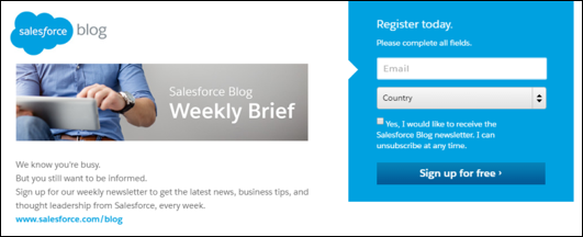 salesforce-sign-up-form
