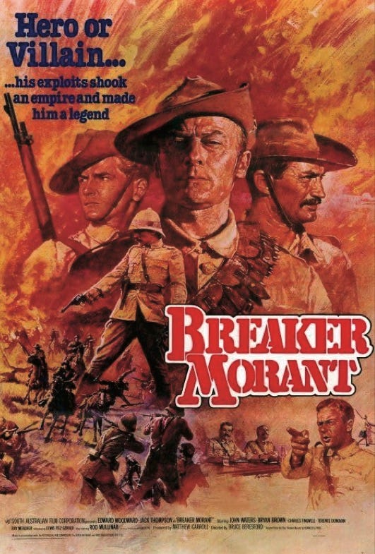 Poster for the film Breaker Morant
