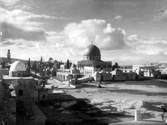 The Dome of the Rock in the heart of Al-Aqsa mosque