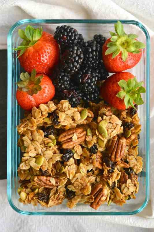 Easy Gluten Free Fall Breakfast Granola