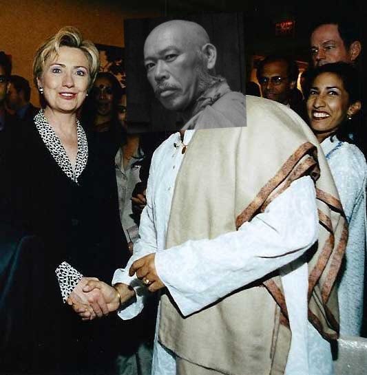 fake photo of me shaking hands with HRC