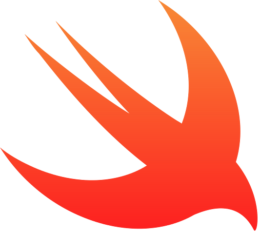 The Swift programming logo which is an orange bird.