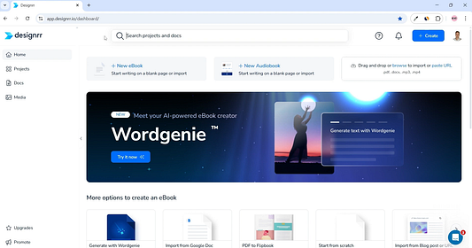 DESIGNRR DASHBOARD