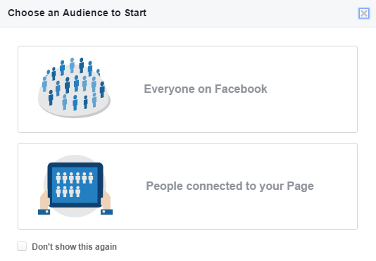 Facebook Audience Insights Pop Up