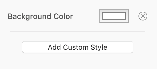 The background colour pane