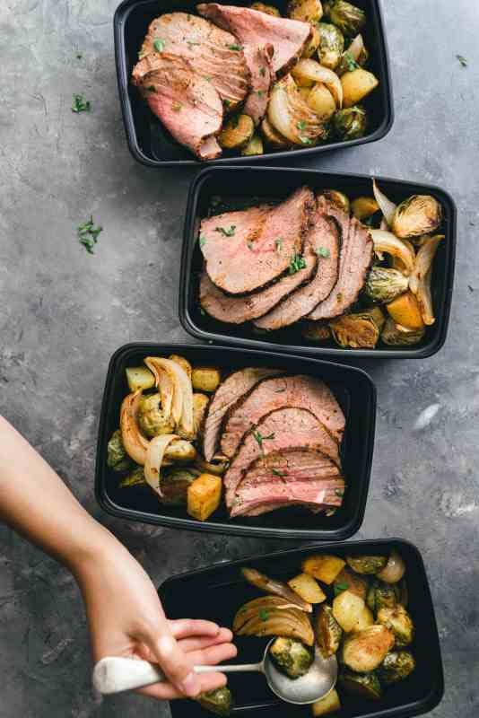 Sheet Pan Chipotle Eye Round Roast Meal Prep