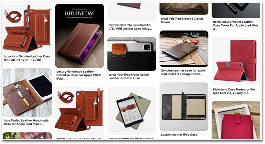 Leather iPad Cover Examples