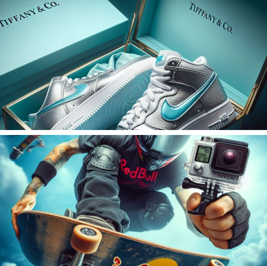 Nike Air Force 1 x Tiffany & Co. sneakers to GoPro x Red Bull partnership