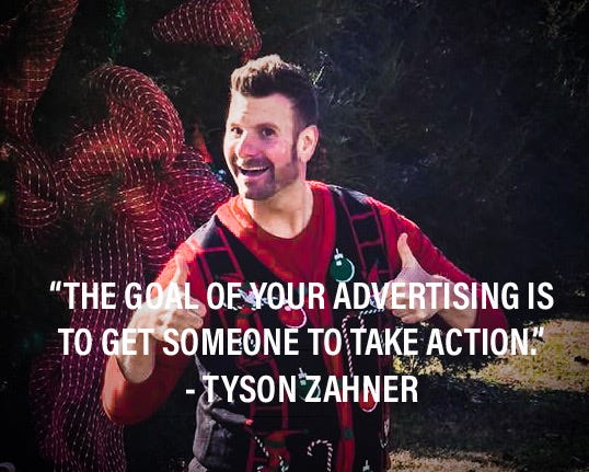 Tyson Zahner Adverting Tips
