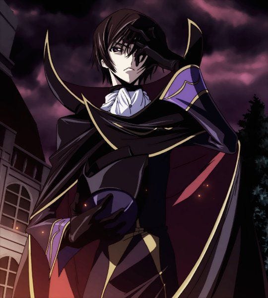 Lelouch looking down on you