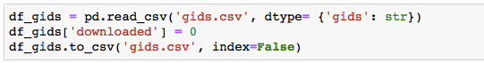 Loading our gids dataframe