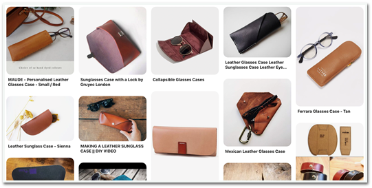Leather Glass Case Examples