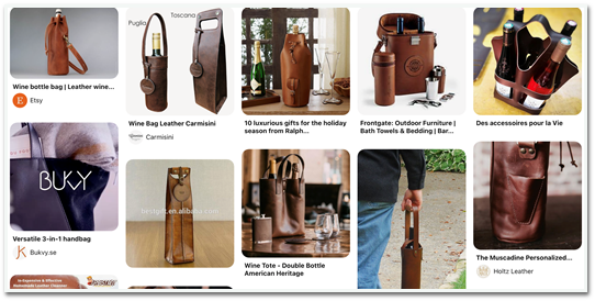 Leather Bottle Cover Examples