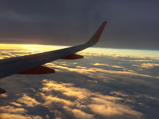 The Early Sunset View From My Flight To Inverness